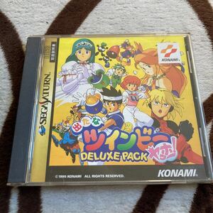 送料無料　SS セガサターン 出たなツインビーヤッホー DELUXE PACK KONAMI SEGA SATURN DETANA TWINBEE YAHHO- 出たなツインビーヤッホー！