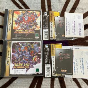 送料無料　SS セガサターン スーパーロボット大戦F F 完結編 帯 ハガキ チラシ カード 等付属 SUPER ROBOT WARS FINAL F SEGA SATURN