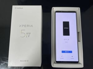 Xperia 5 IV 6.1インチ 8GB ストレージ128GB エクリュホワイト ソフトバンク購入 SIMフリー 新品・開封済未使用