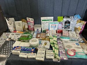 40【大量セット】洗濯ネット アルミシート 圧縮袋 フリーザーバッグ 固形石鹸 ケープ 液体洗剤 トリートメント　ご