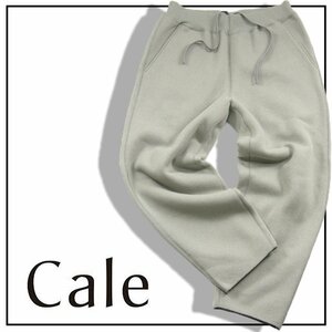 新品 【Cale / カル】ブラックメリノウール 軽量 イージーパンツ 保温 セージグリーン 5 定価2万6400円 ★350263 秋冬