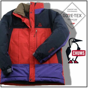 新品 【CHUMS / チャムス】 GORE-TEX INFINIUM ゴアテックス インフィニアム ダウンジャケット 防風 透湿 軽量 650フィルパワー M 352193