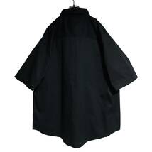 TRI-MOUNTAIN 半袖ワークシャツ size XL オーバーサイズ ブラック ゆうパケットポスト可 胸 刺繍 SCHNEIDER 新古着 未使用品 899_画像2