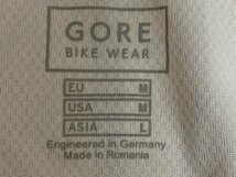 HG839 ゴアバイクウェア GORE BIKE WEAR 半袖 サイクルジャージ 白 L ※ゴム劣化、汚れ_画像7