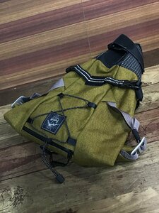 HG151 ロウロウマウンテンワークス RawLow Mountain Works Bike'n Hike Post Bag サドルバック 茶 8L