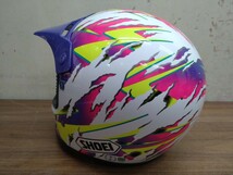 SHOEI ショウエイ オフロードヘルメット Sサイズ FX-BALLISTIC 内装劣化有り_画像3