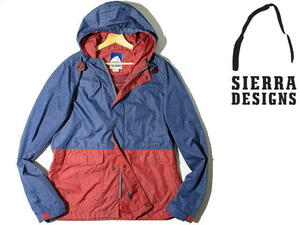  prompt decision # Sierra Design zbai color mountain parka red blue Red Bull -L size SIERRA DESIGNS outdoor camp 