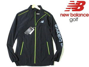 新品■ 即決　安い！ NewBalance GOLF　ニューバランスゴルフ　撥水加工　ジップジャケット　ブルゾン　6　XLサイズ　黒　パーリーゲイツ