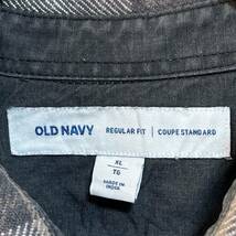 OLD NAVY オールドネイビー　ヘビーフランネルシャツ　長袖シャツ チェック柄　レギュラーフィット　サイズXL_画像3