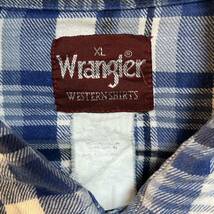 Wrangler ラングラー　ウエスタンシャツ フランネルシャツ 長袖シャツ チェック柄　サイズXL_画像3