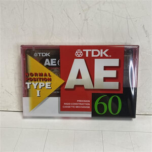 TDK AE 60分ノーマルポジションカセットテープ 1本 レトロ 定形外送料無料