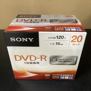 訳アリ】ソニー 録画用DVD-R 120分 1-16倍速 CPRM対応 20枚 シルバーレーベル 1パック20枚入 20DMR12MLDS(4905524855814)