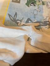 LOONEY TUNES　半袖　Tシャツ　ワーナー　キャラ　イラスト　バッグス・バニー　マービン・ザ・マーシャン ホワイト　白　_画像3