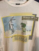 LOONEY TUNES　半袖　Tシャツ　ワーナー　キャラ　イラスト　バッグス・バニー　マービン・ザ・マーシャン ホワイト　白　_画像7