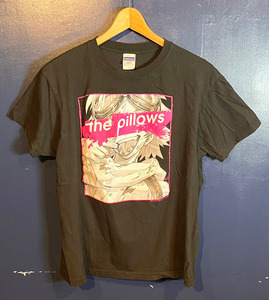 the pillows×フリクリ Tシャツ　FLCL　ピロウズ　コラボ　アニメ　GAINAX　ロック　バンド　ブラック　Lサイズ