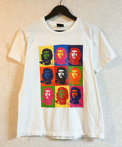 アンディ・ウォーホル　チェ・ゲバラ　半袖　Tシャツ　Andy Wahol　Che Guevara　アート　ホワイト　白