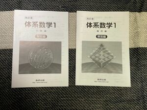 四訂版 体系数学1 解答　代数編幾何編