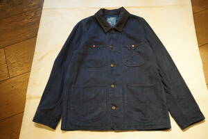 VISVIM ICT COVERALL JACKET ビズビム 限定 カバーオール ジャケット 天然染め アフリカンインディゴ ファブリック 17AW 希少 美品 