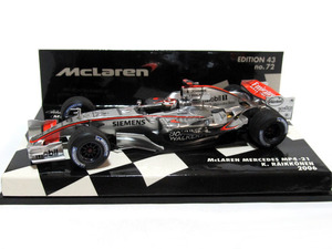 A★PMA ミニチャンプス 1/43★ マクラーレン メルセデス MP4-21 キミ・ライコネン ★ Mclaren MP4/21 K.RAIKKONEN