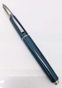 【173】ヴィンテージ　コレクション　レア　PILOT　パイロット　万年筆　ノック式　ペン先　14K-585　グリーン　ゴールド　　筆記用具　