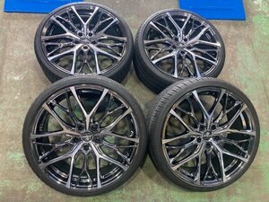 中古 美品 ウェッズ クレンツェ ウィーバル 100エボ 245/30R20 4本セット クラウン マークX etc