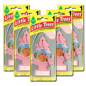 リトルツリー チェリーブロッサム ハニー 5枚セット Little Trees 芳香剤 車 部屋 吊り下げ USA エアフレッシュナー【メール便 送料無料】