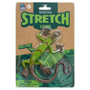グリーン メガ ストレッチ リザード STRETCH LIZARD おもちゃ 伸びる トカゲ リアル スクイーズ 爬虫類 柔らか ユニーク 面白