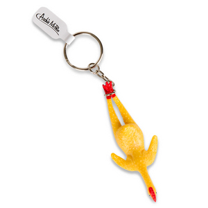 ラバー チキン キーリング Rubber Chiken Keyring 鳥 鶏 おもちゃ キーホルダー 面白 グッズ 雑貨 ユニーク 【メール便OK】