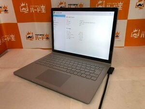 【ハード王】1円～/マイクロソフト Surfacebook /Corei5-6300U/8GB/SSD128GB/5715-G22