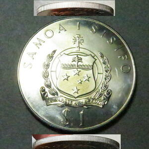 西サモア 1978年 昭和53年 第11回連邦競技大会 1タラ硬貨 g3891