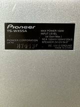 パイオニア Pioneer 【カロッツェリア】 パワード サブウーハー システム TS-WX55A 音響 【スピーカー 現状】_画像9