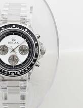 リラックス 王冠ロゴ ヴィンテージ腕時計 世界で最も人気のポール・ニューマン腕時計 白文字盤 世田谷ベース 所ジョージ D6_画像1