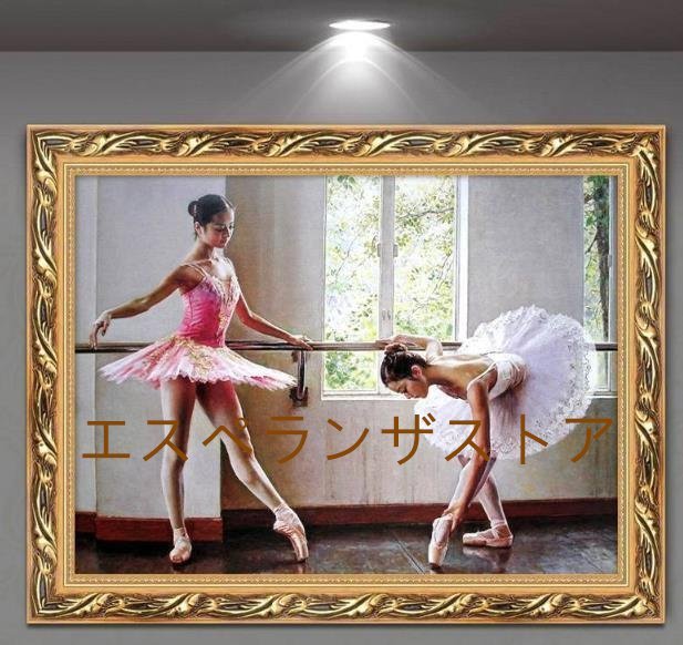 [Esperanza Store] Oil painting, portrait, hallway mural, girl dancing ballet, reception room hanging, entrance decoration, decorative painting, Painting, Oil painting, Portraits