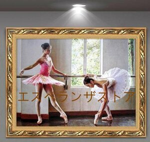 Art hand Auction [Esperanza Store] Oil Painting, Figure Painting, Corridor Mural, Girl Dancing Ballet, Drawing Room, Entrance Decoration, Decorative Painting, painting, oil painting, portrait