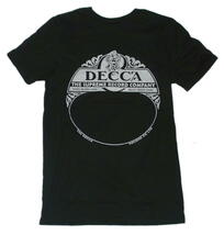 ★デッカ レコード Tシャツ DECCA Records - L 正規品 london emi rolling stones moody blues_画像2