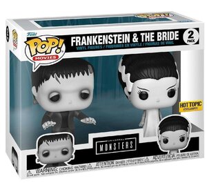 ★フランケンシュタインの花嫁 POP フィギュア Funko Pop! Universal Monsters - Frankenstein & The Bride -2 Pack 限定品 人形