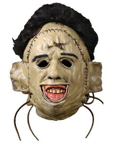 ★レザーフェイス ラバー マスク 正規品! 悪魔のいけにえ LEATHERFACE Texas Chainsaw Massacre テキサス チェインソー マサカー