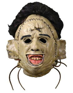 * leather face Raver mask regular goods! demon. ....LEATHERFACE Texas Chainsaw Massacreteki suspension che in so-masa car 