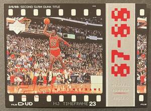 Michael Jordan 1998-99 Upper Deck MJ Timeframe 87-88 Slam Dunk Contest マイケル ジョーダン Chicago Bulls ブルズ NBA
