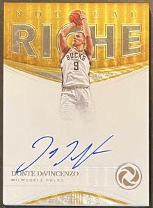 【 99枚限定 RC Auto 】Donte Divincenzo 2018-19 Opulence RC Nouveau Riche /99 Rookie On Card Auto 直筆サインカード ニックス NBA