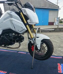 HRC　　GROM　（2016～2021）　　　　　　HONDA　　GROM　JC61　　　グロム　4速　5速　　　　　フロントワンタッチスタンド　BA10-H14　　