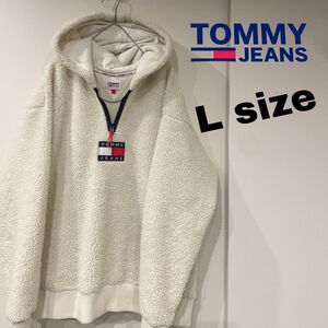 【即完売】【希少】トミージーンズ TOMMY JEANS ボア ハーフジップ