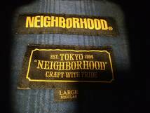 【NEIGHBORHOOD ネイバーフッド】チェック柄ネルシャツL 日本製 「B&C/C-SHIRT.LS」 名作 人気アイテム 長袖チェックシャツ_画像3