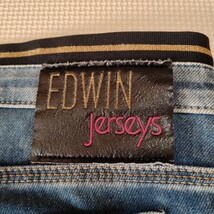 EDWIN jerseys ER007L ジャージーズ ストレッチ ジーンズ デニム ジーパン エドウィン 日本製 紺 L_画像6