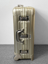 RIMOWA TOPAS GOLD リモワ トパーズ ゴールド 63L 2輪 スーツケース/original オリジナル クラシック フライト キャビン チタニウム_画像3