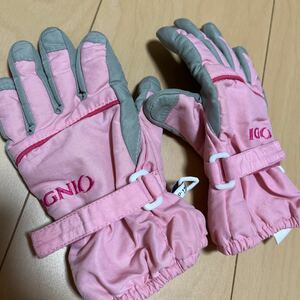 スキーグローブ IGNIO 手袋 女の子 雪 スキー スノーボード グローブ ピンク 子供　キッズ