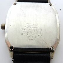 ♪tyot 932-1 223 CITIZEN シチズン EXCEED エクシード Quartz クォーツ 腕時計 時計 黒文字盤 2730-271891 不動品 腕周り約17.5㎝_画像2