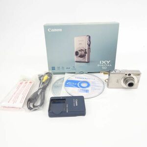 tyys 940-2 165 Canon キヤノン PC1101 IXY DIGITAL 50 コンパクトデジタルカメラ 充電器 バッテリー箱付き 通電動作OK