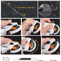 釣り用 針結び器 自動フック Aタイプ 持ち手なし 釣り 針 仕掛け 結び器 釣具 釣りフック 乾電池式 薄型 海釣り 船釣り 川釣り ZIMOTEN-A_画像4