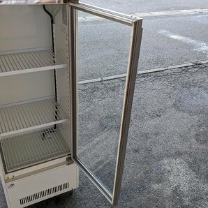 サンデン 冷蔵ショーケース MUS-W70XE W50 D40 H148cm 冷蔵庫 小型 スリム 2014年製 中古 動作確認済み 店舗 飲食 業務用の画像2